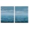 Stupell Industries Clouds over Rough Sea Waves 2pc Canvas Wall Art Set Design by Grace Popp